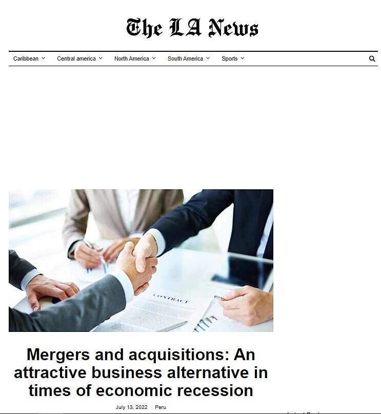 Mergers and acquisitions: An attractive business alternative in times of economic recession